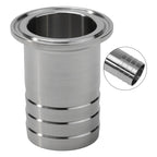 1.5 Inch Tri Clamp to 1.5 Inch Barb Pipe Adapter Rubber SS304