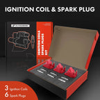 3X Ignition Coil & 3X Iridium Spark Plug for Chevy Pontiac Buick