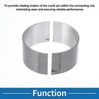 Set of 8 Connecting Rod Bearings for Mitsubishi  MD002843