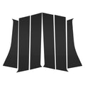 Set of 6 Door Pillar Window Trim for Mitsubishi Outlander (2011–2014) Black