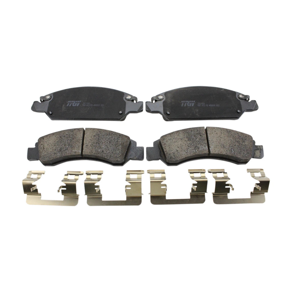 Set of 4 TRW Pro Front Ceramic Brake Pads for Chevy Tahoe GMC Yukon (2000–2023)
