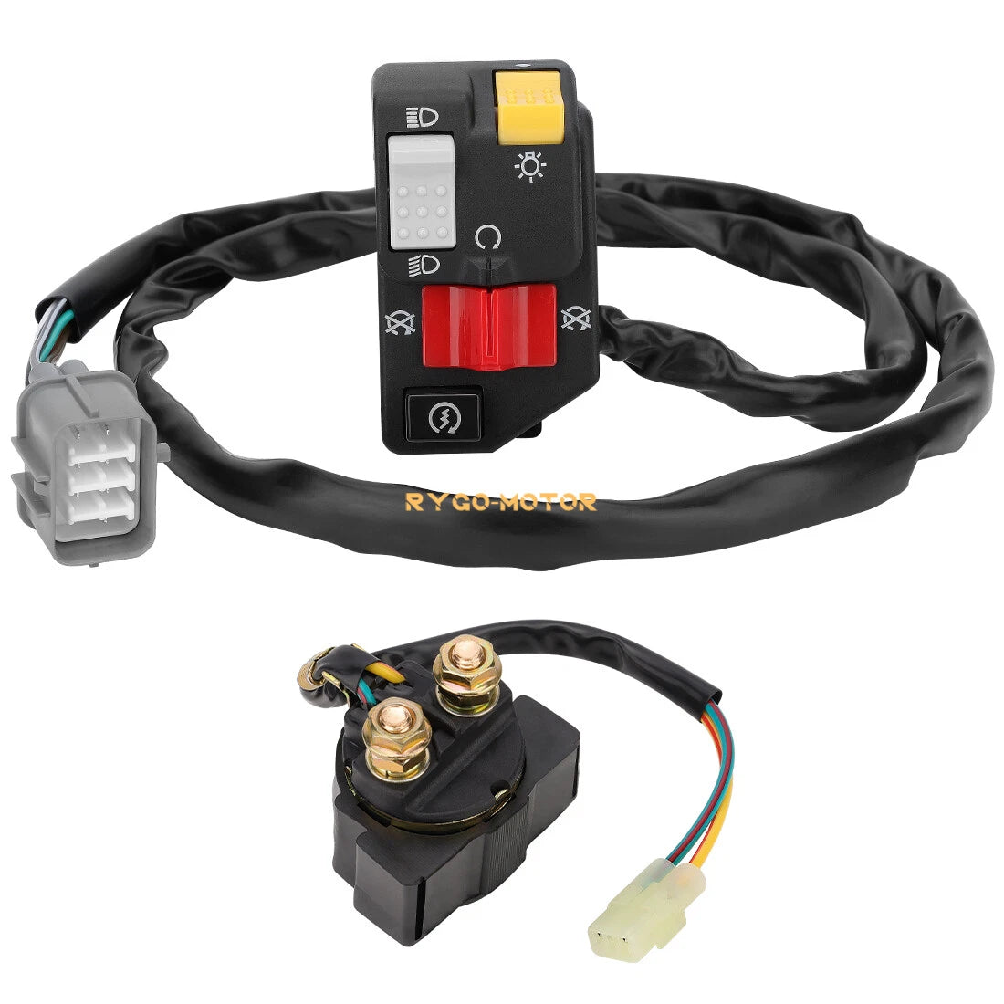 Handlebar & Starter Relay Switch for Honda Rancher 350 TRX350TM TRX350FM (2000–2005)