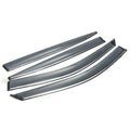 Window Visor Rain Guard for Infiniti Q50 (2014–2020) Smoke Tinted Acrylic