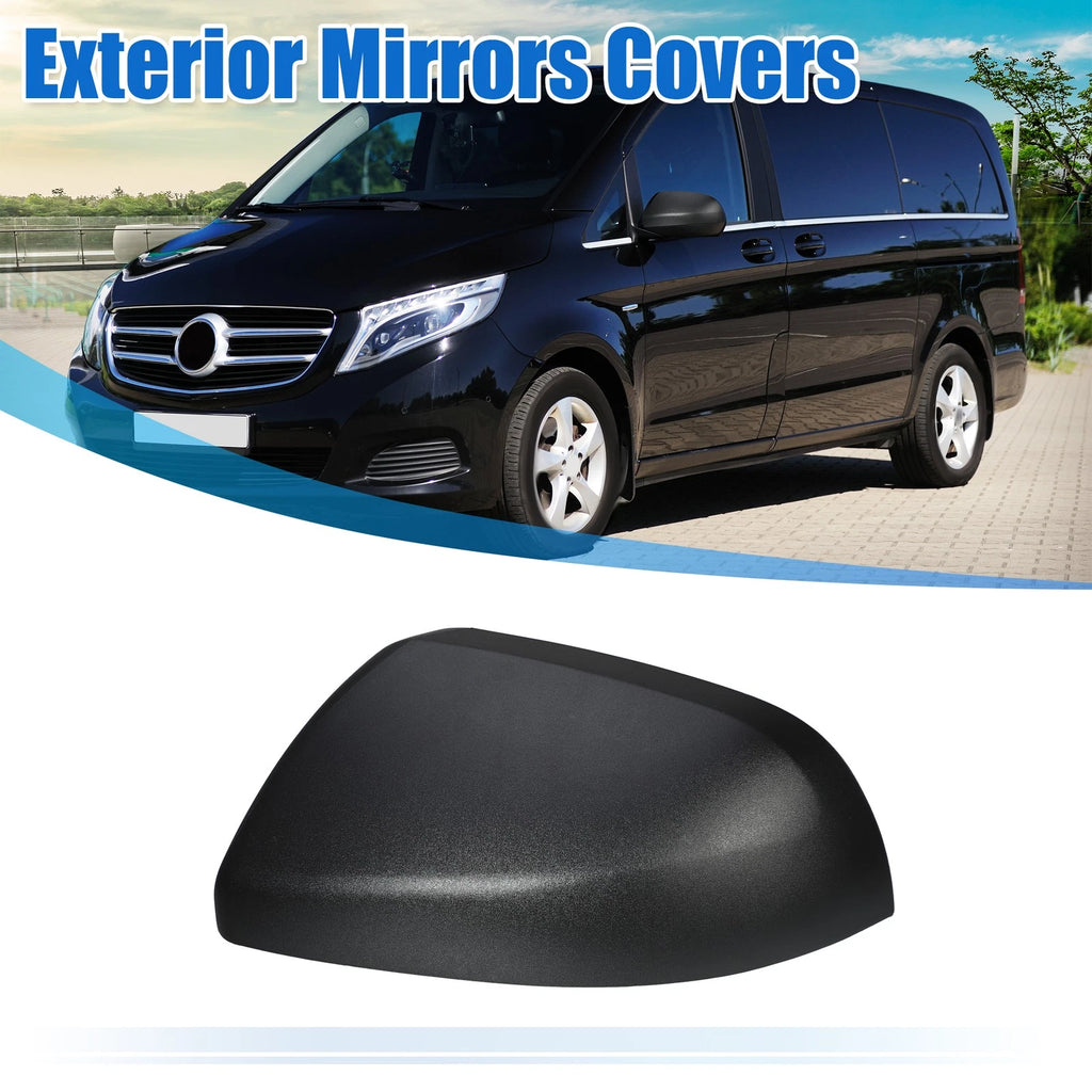 Matte Black Rearview Mirror Cap for Mercedes Vito W447 (2014–Present)