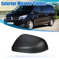 Matte Black Rearview Mirror Cap for Mercedes Vito W447 (2014–Present)