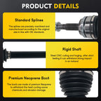 Front Driver CV Axle Shaft Assembly for Toyota Camry (2012–2017)