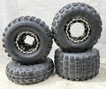 Set of 4 Beadlock Rims & Tires for Honda TRX 450R 400EX 250R 250X LTR450 KFX