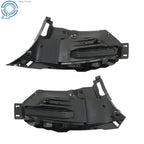 Set of 2 Fog Light Cover Trims for Ford Explorer (2020–2022) Black Clear