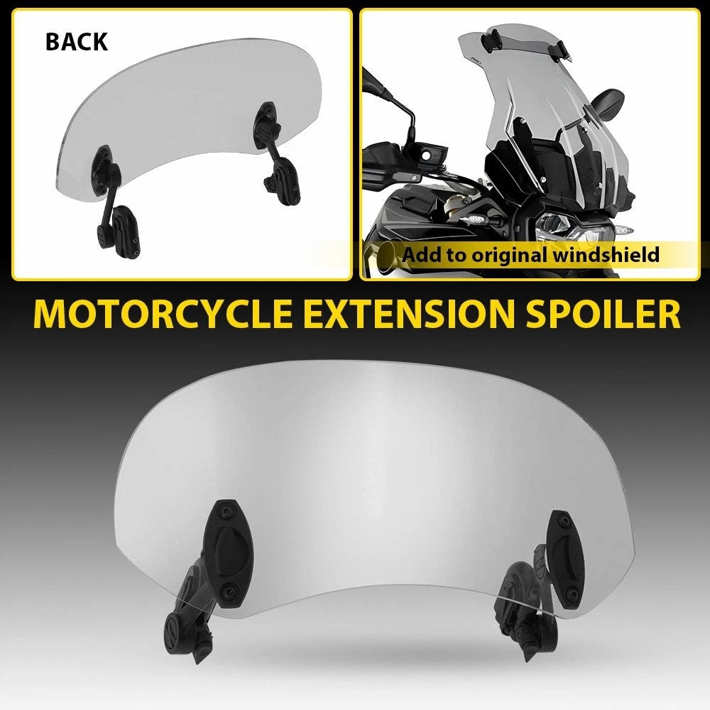 Windshield Deflector Spoiler for Universal Motorcycle (2010–2023)