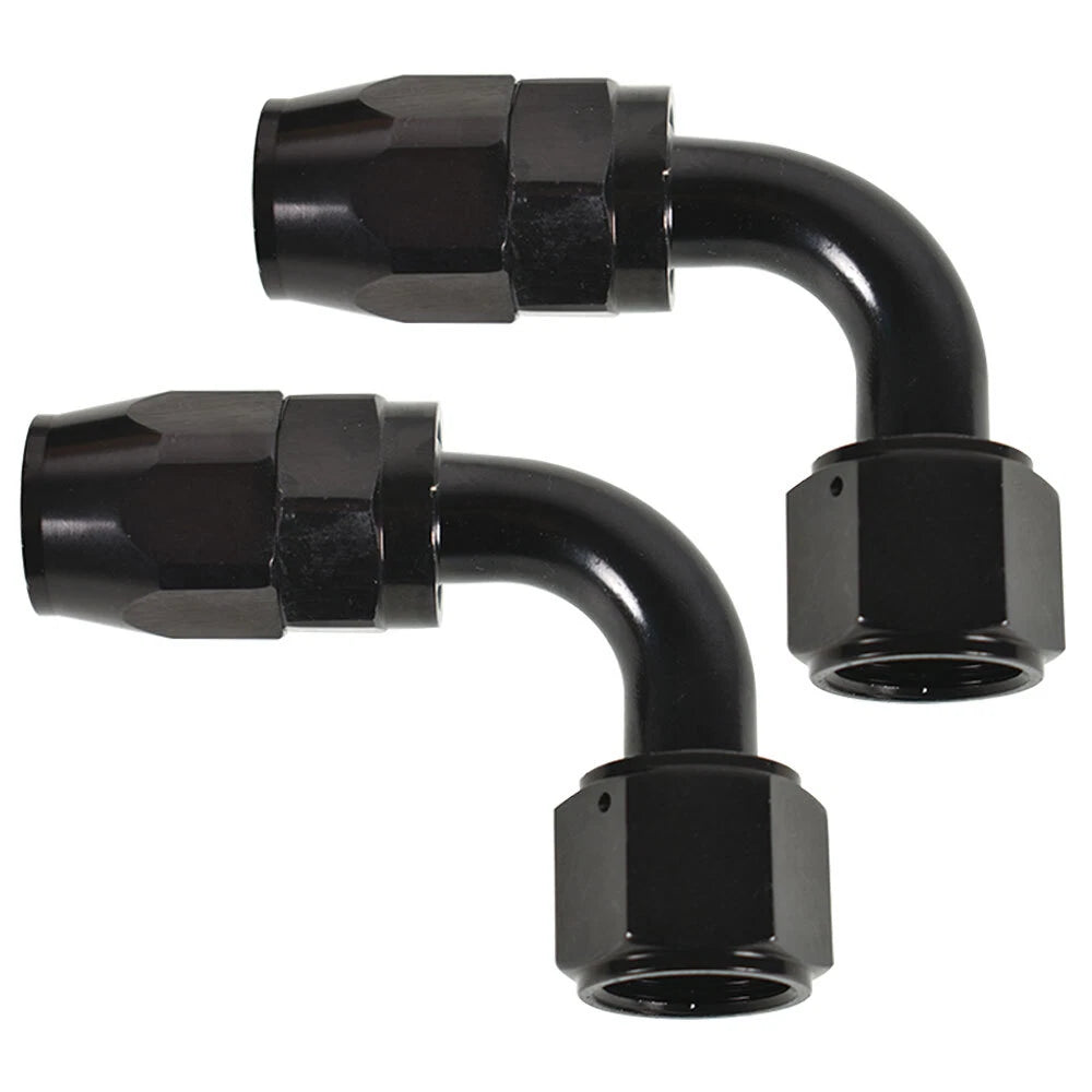 2X 10AN Swivel Hose End Fitting Elbow for Oil/Fuel/Air Line