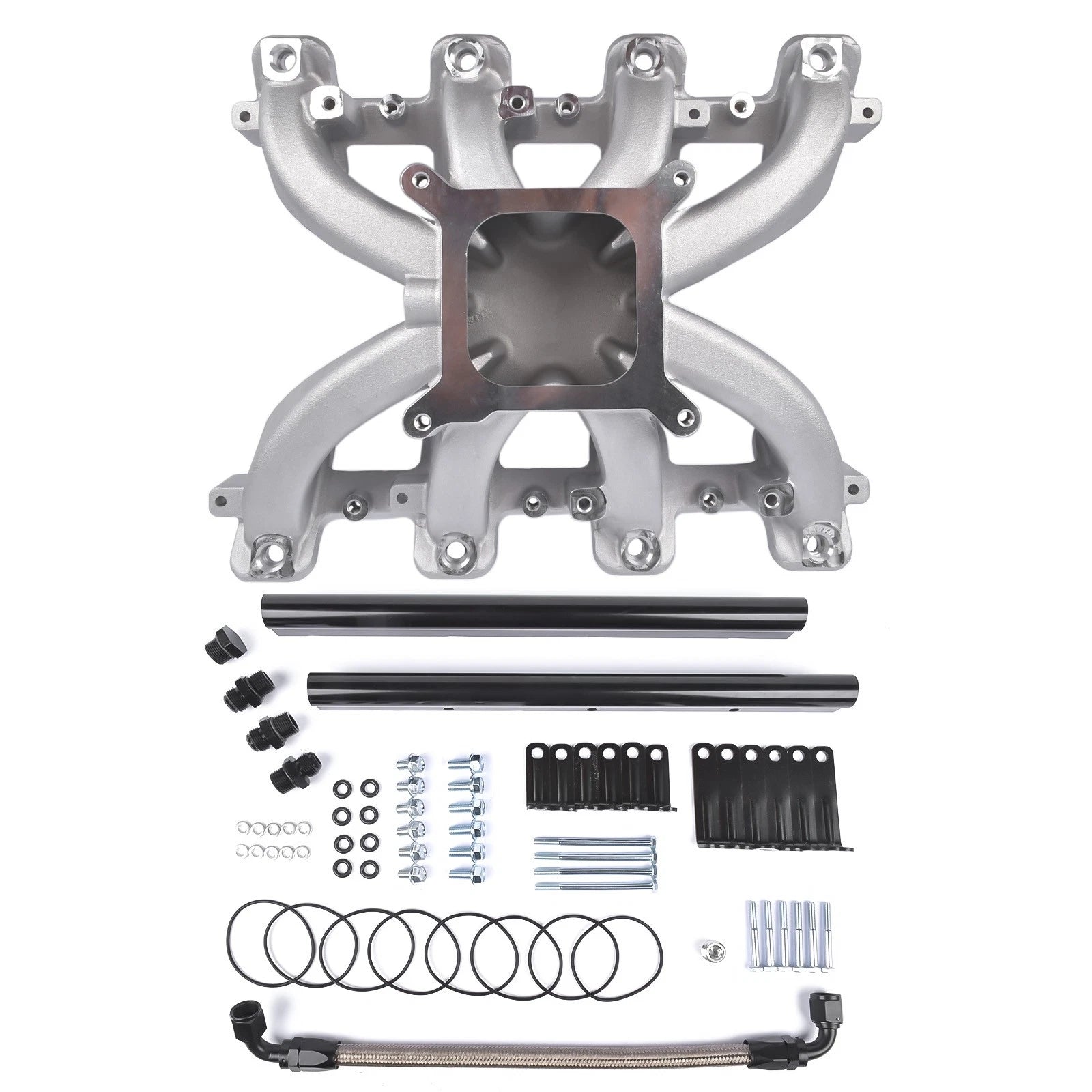 Single-Plane EFI Intake Manifold with Fuel Rails for GM LS1/LS2/LS6 (1997–2009)