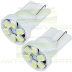 Set of 5 Cab Marker Clear Light Covers with 6 LED Lamps for Dodge