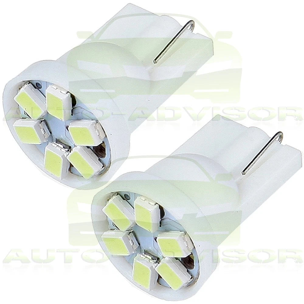 Set of 5 Cab Marker Clear Light Covers with 6 LED Lamps for Dodge