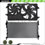 Radiator and Cooling Fan Kit for Ford Transit Connect (2010–2013)