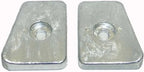 Set of 2 Zinc Anodes for Johnson/Evinrude BRP/OMC (OEM# 434029)
