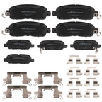 Set of 4 Ceramic Brake Pads for Nissan Altima (2013–2023) P-1650 P-905