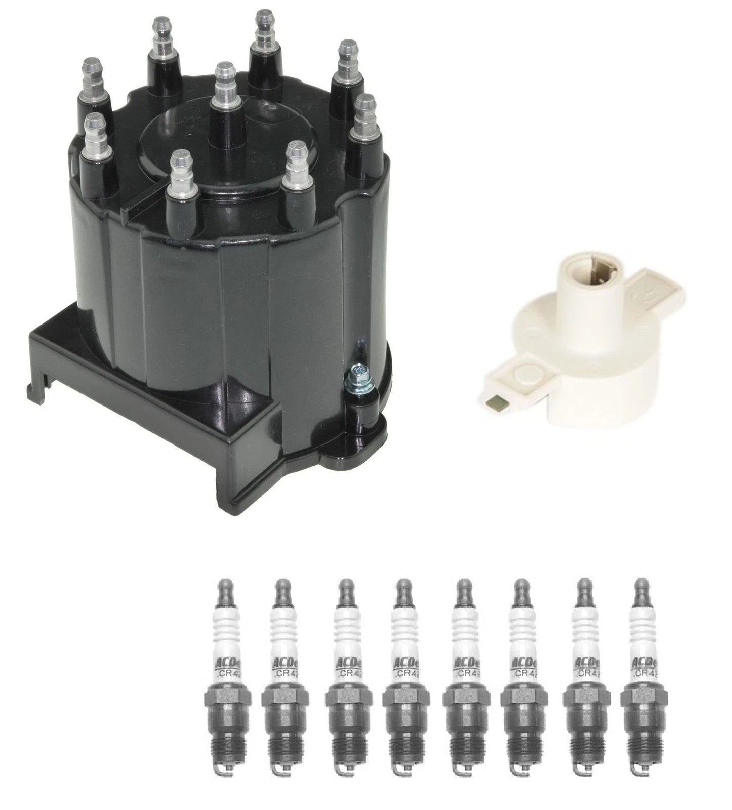 Distributor Rotor Cap & Spark Plugs .035" Kit ACDelco for Chevy Blazer (1992–1993)