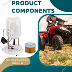 Fuel Pump Assembly & Oil Filter for Honda Rancher Foreman Rubicon (2014–2024)