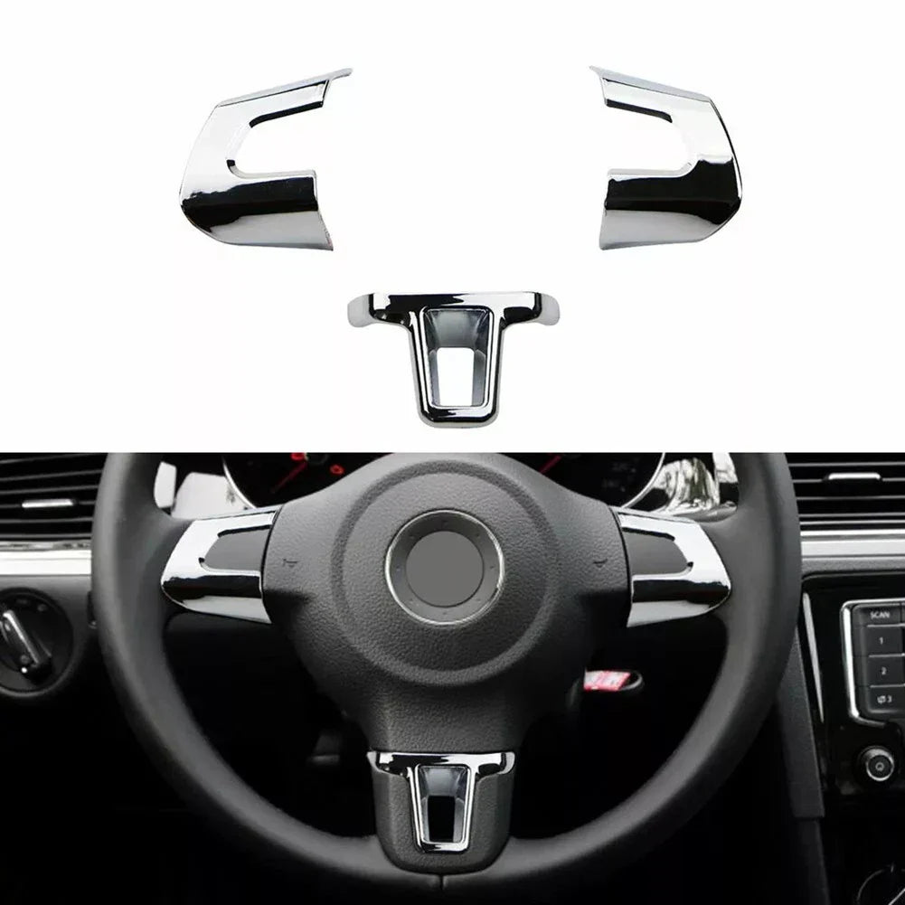 Car Steering Wheel Sticker Cover for Golf 6 MK6 MK5