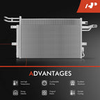 A/C Condenser with Receiver Drier & Bracket for Ford Taurus (2013-2018)