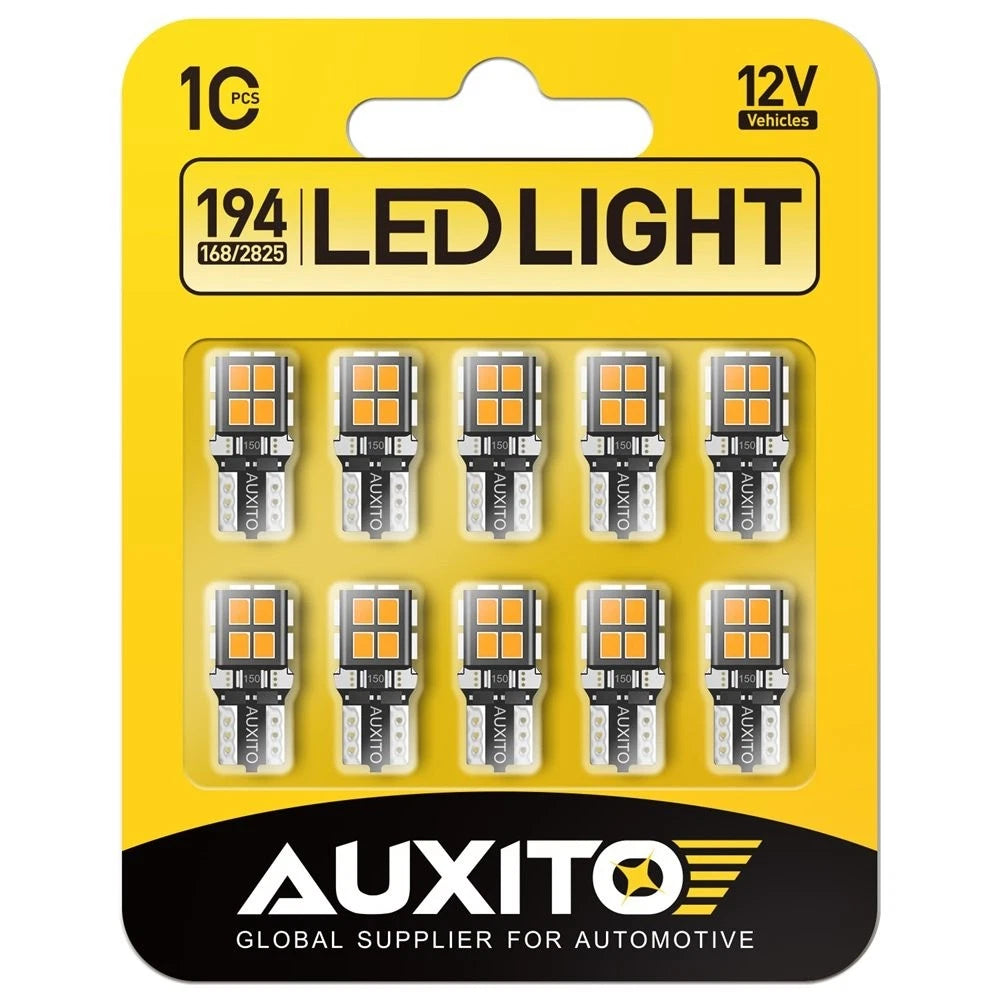2X LED License Plate Side Marker Light Bulb for AUXITO T10 168 194 (2010–2023)