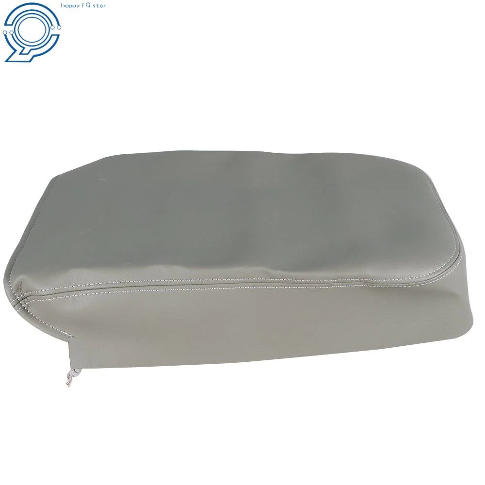 Leather Center Armrest Console Lid for Dodge Ram (2002-2008) Gray