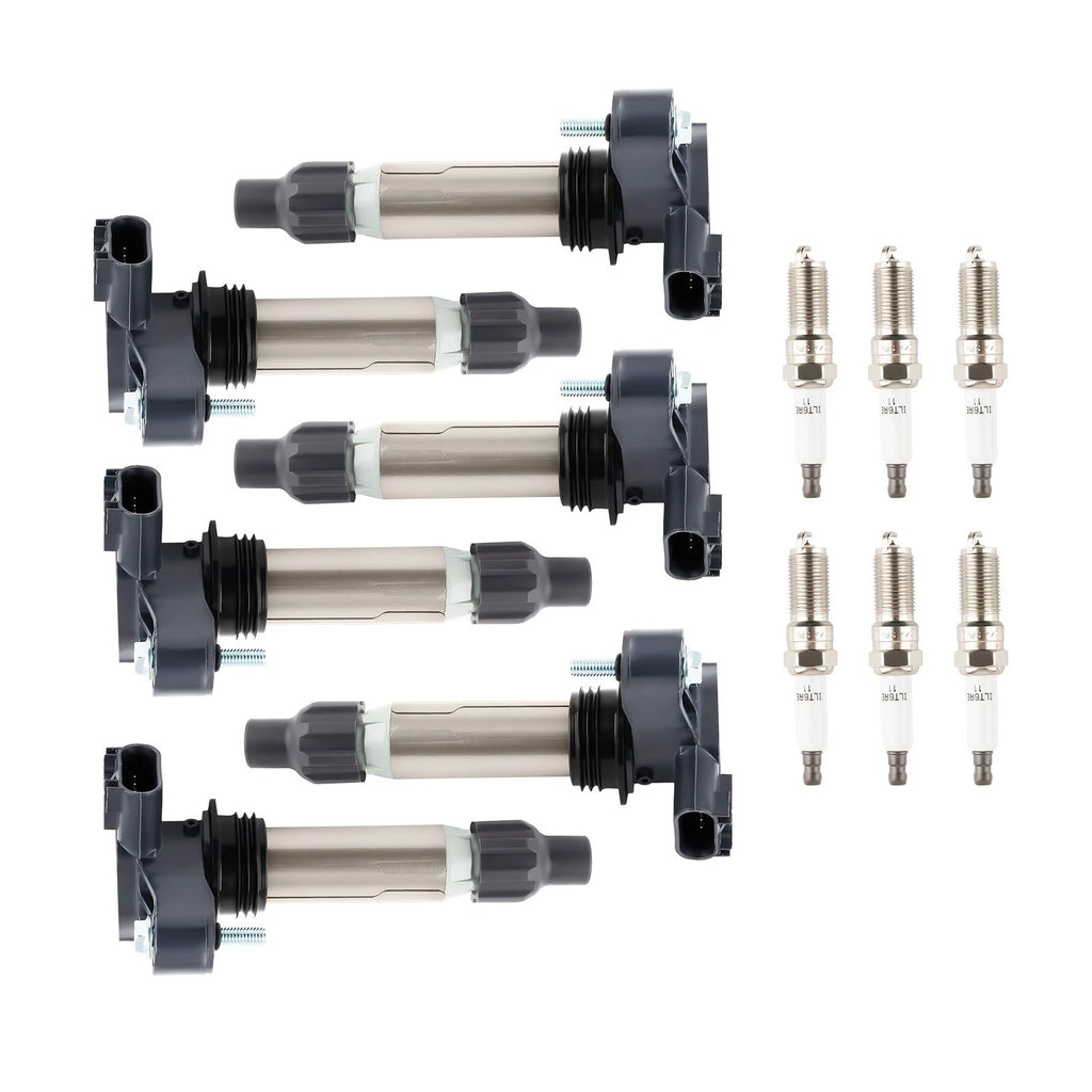 Set of 6 Ignition Coils & Plugs for Chevrolet Caprice Impala Malibu V6 3.6L (2010–2020)