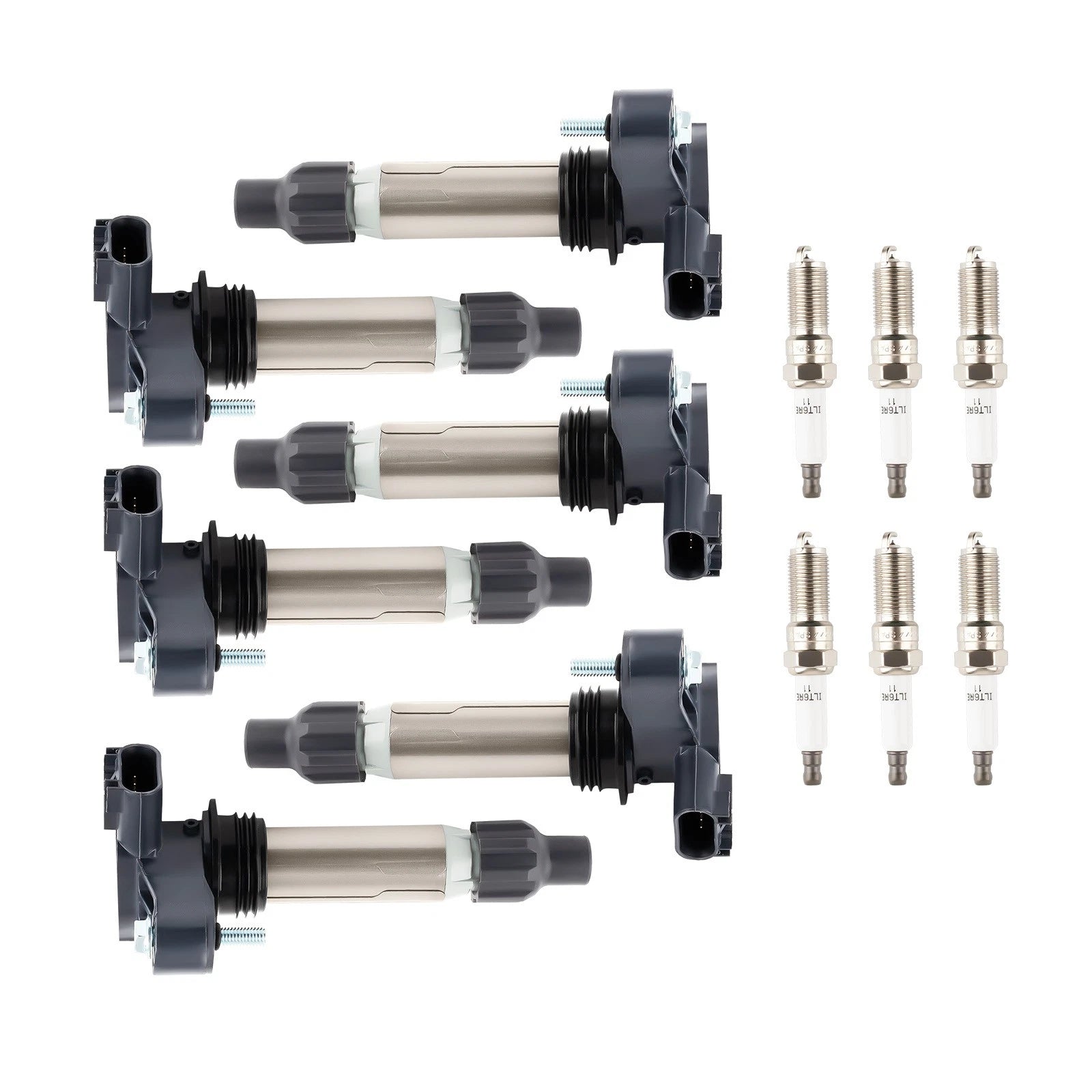 Set of 6 Ignition Coils & Plugs for Chevrolet Caprice Impala Malibu V6 3.6L (2010–2020)