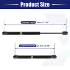 2X Front Hood Lift Supports Struts 811614D000 for Kia Sedona (2006–2012)