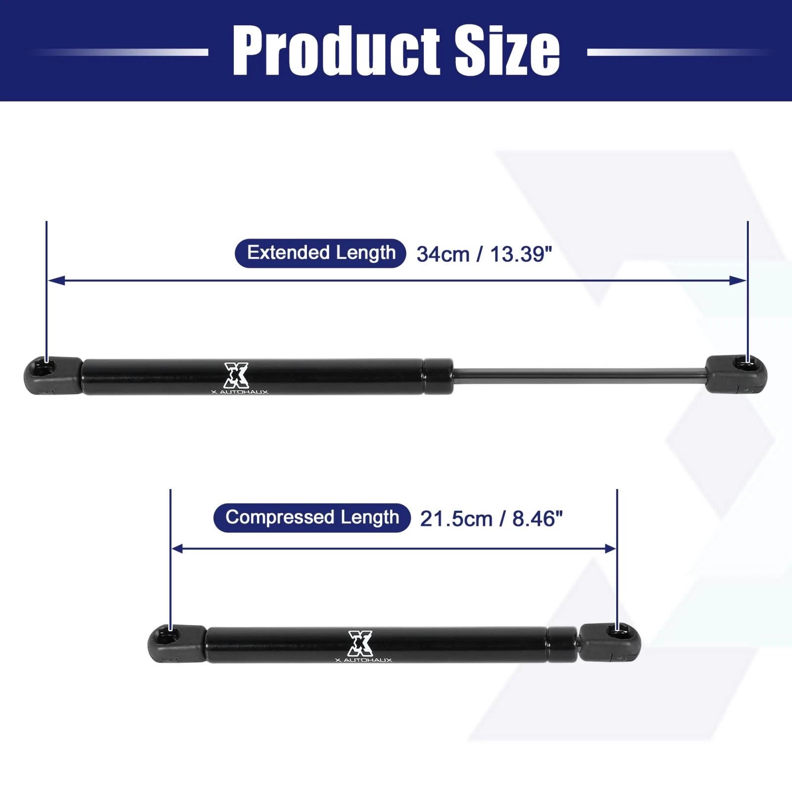 2X Front Hood Lift Supports Struts 811614D000 for Kia Sedona (2006–2012)