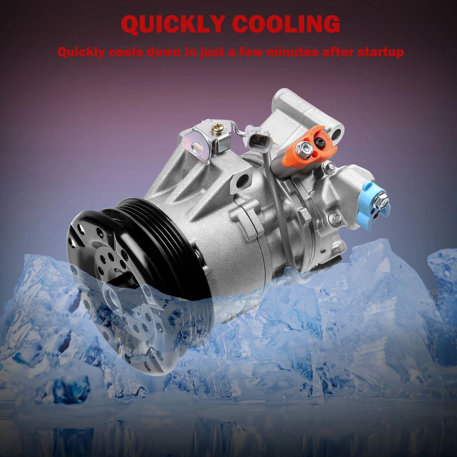 A/C Air Conditioner Compressor & Clutch for Scion xA xB (2004–2006)