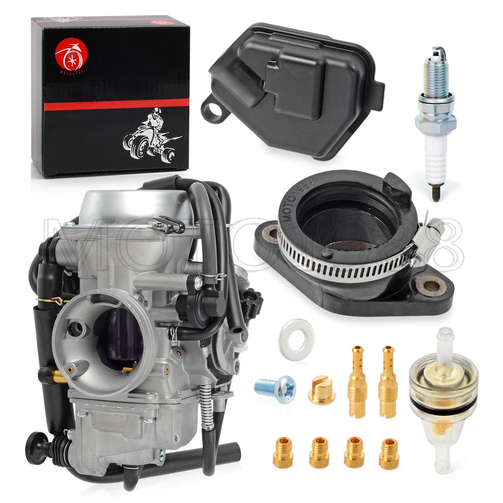 Carburetor & Intake Manifold Boot for Honda Rancher 400 TRX400 (2004–2007)