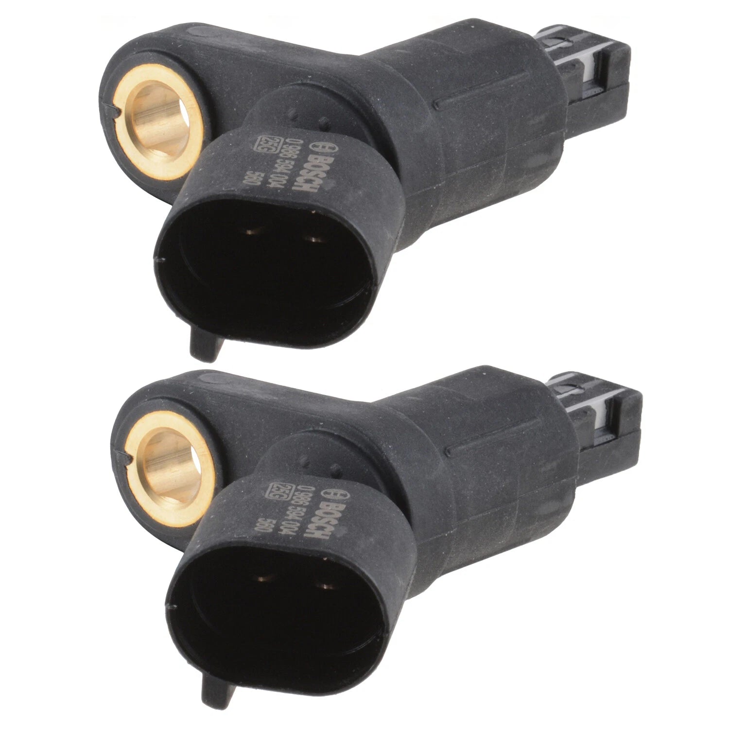Set of 2 Bosch Rear ABS Wheel Speed Sensors for Audi TT VW Beetle Jetta (1999–2006)