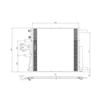 Replacement A/C Condenser Repair Part For 2013-2018 RAM Pickup-RAM-1500