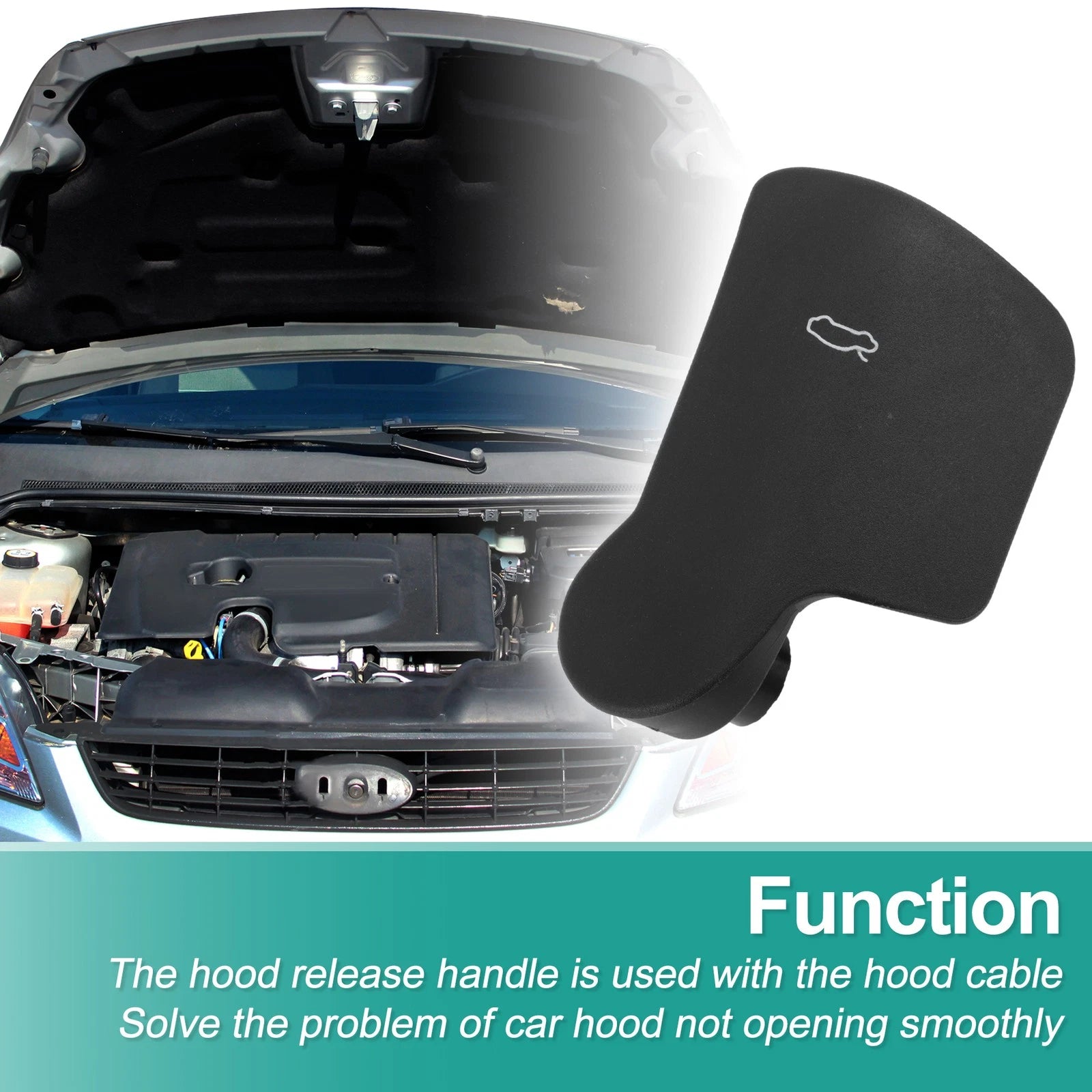 Hood Latch Release Handle for Audi A4 S4 quattro (2008–2015) No. 8T1823533