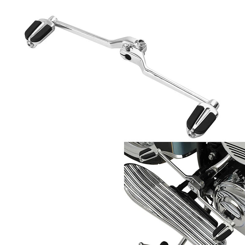 Chrome Left Front Rear Shift Lever Pegs for Harley Touring (1988–2024)