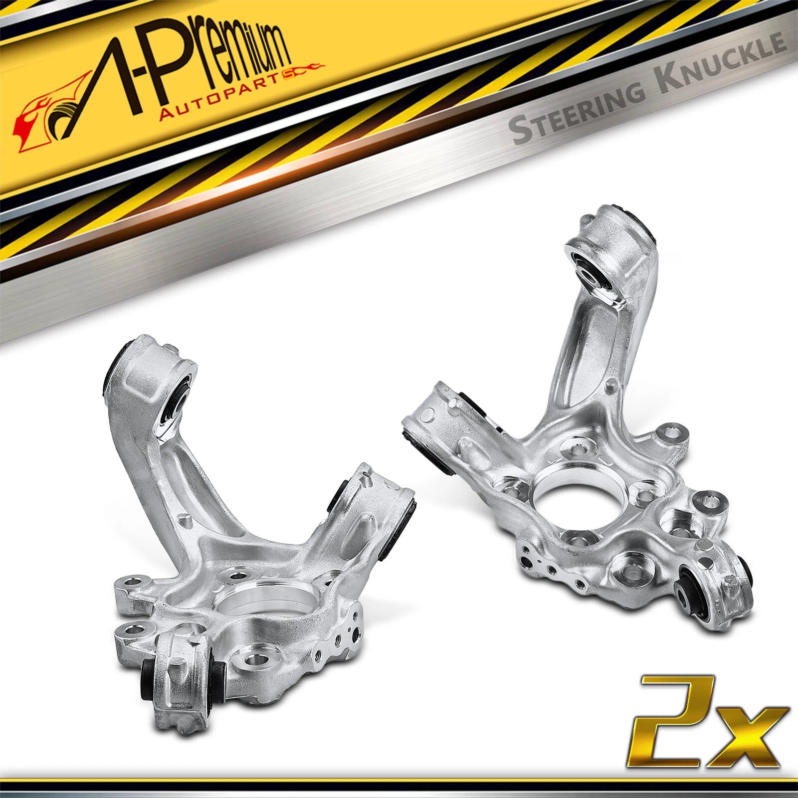 Pair Rear Steering Knuckles for Honda CR-V (2007–2011)