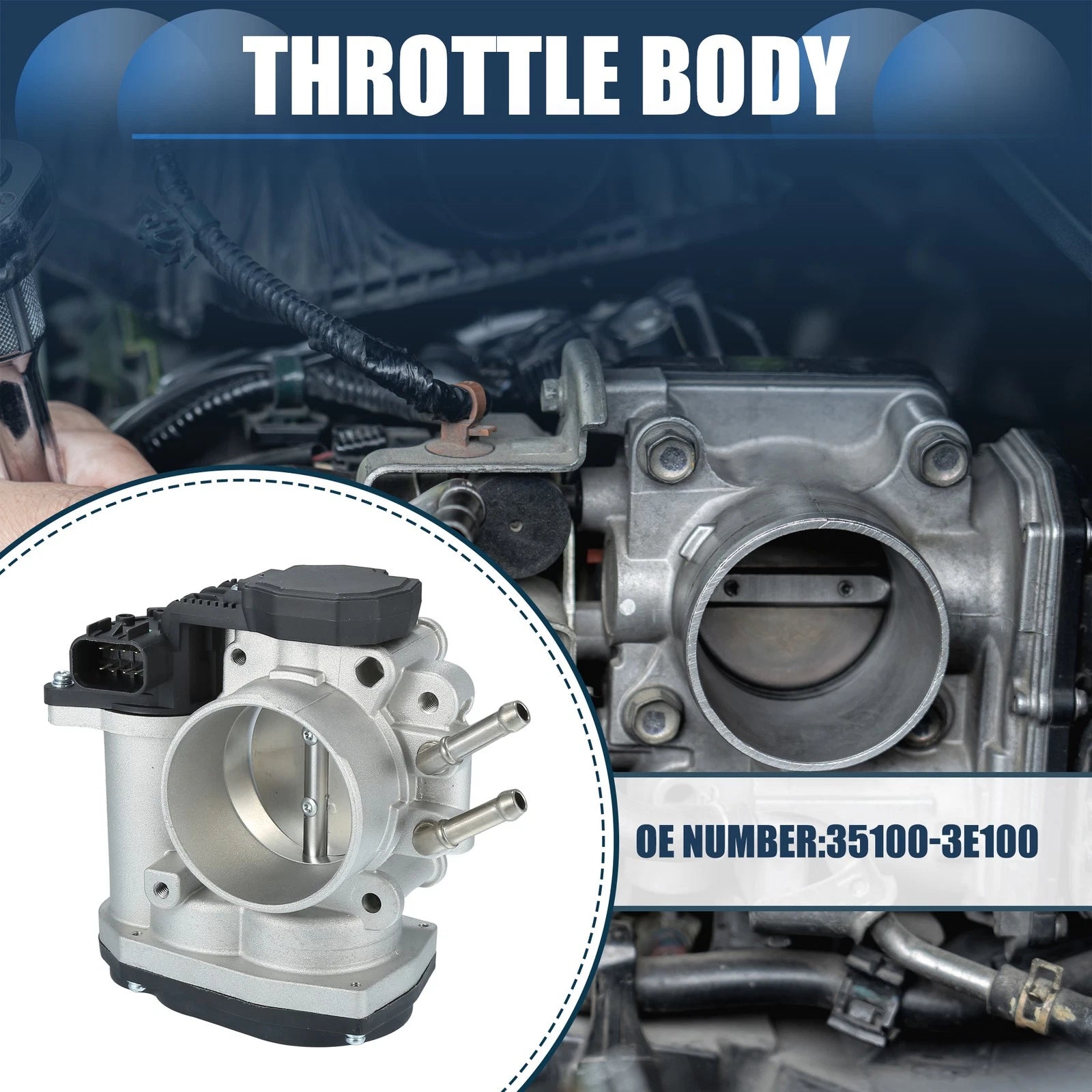 Throttle Body Actuator No.35100-3E100 for Hyundai Santa Fe (2007–2009)