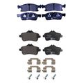 Set of 4 Hella Low-Met Disc Brake Pads for Mercedes C292 GLE400 X166 GLS450