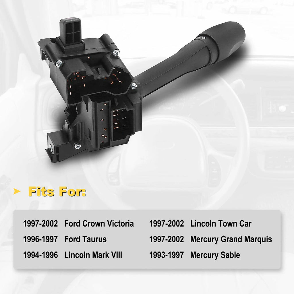 Wiper Turn Signal Switch for Ford Taurus, Crown Victoria (1996–1997)