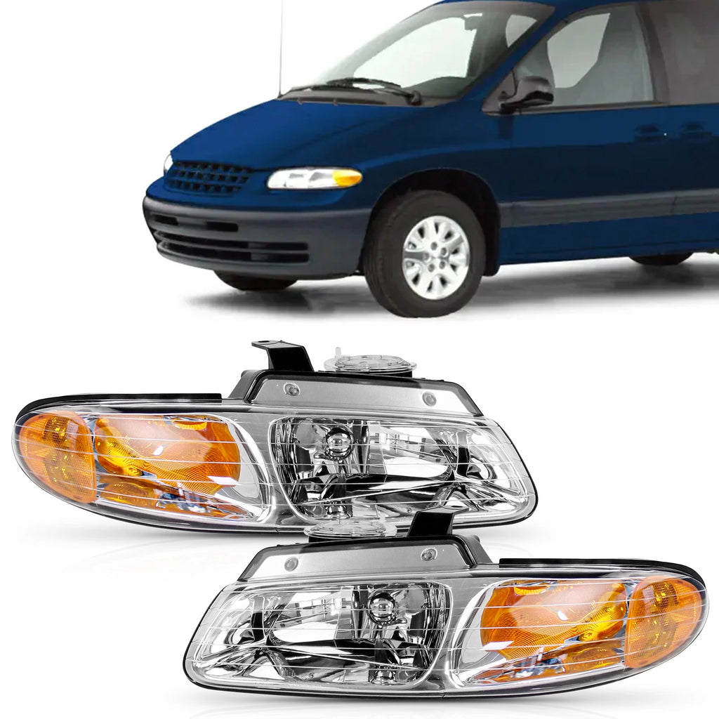 Headlight Assembly for Dodge Caravan Chrysler Voyager (1996–2000)