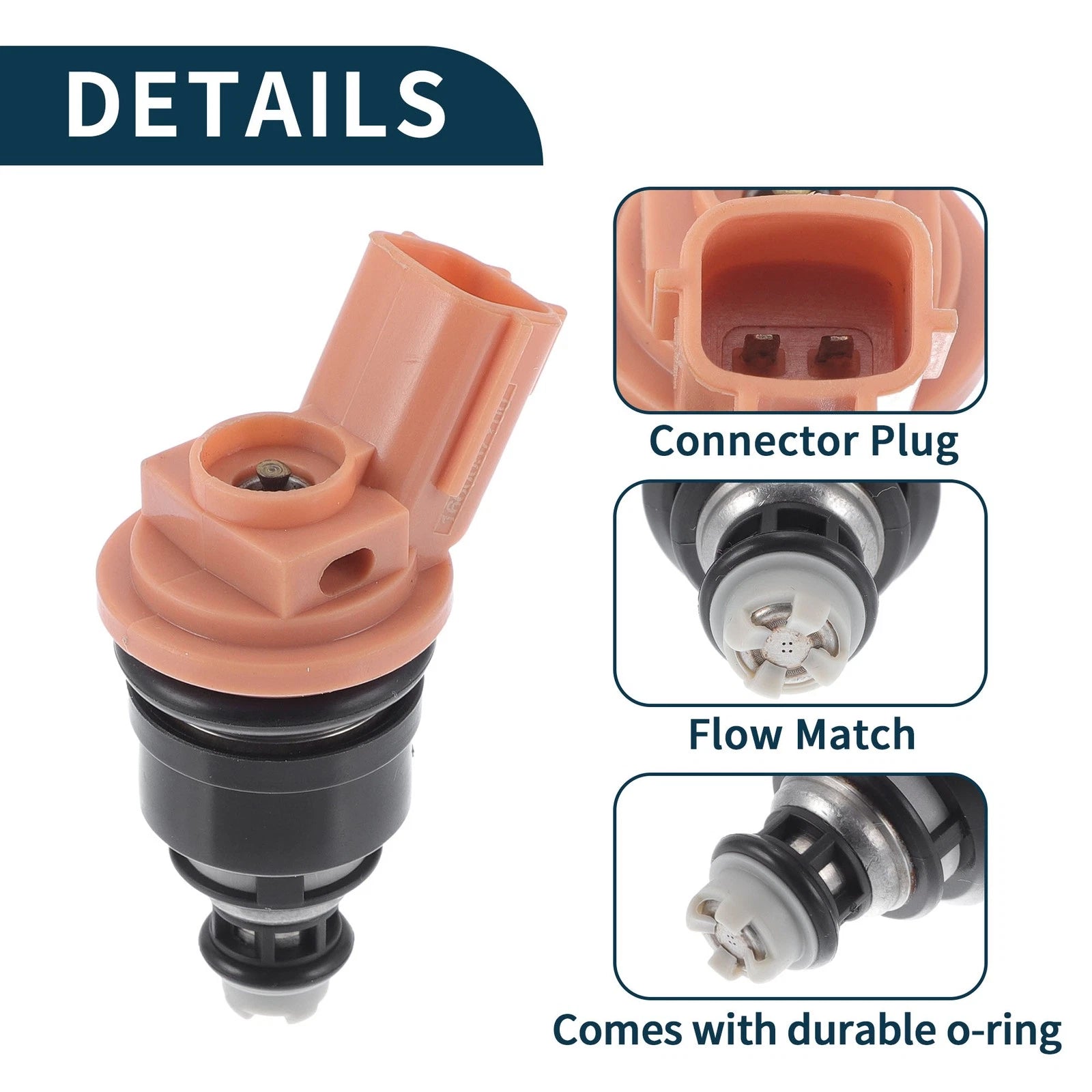 Fuel Injector No. 1660057Y01 for Nissan Sunny Saloon 1.6 (1990–1994)