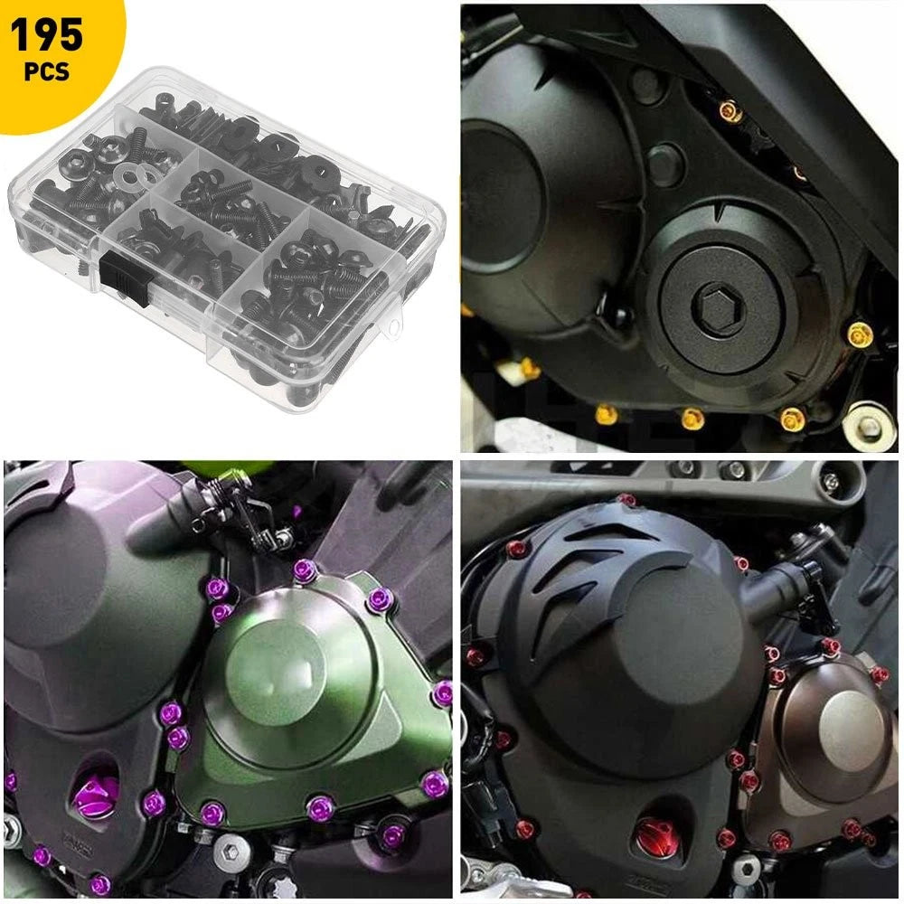 Complete Body Screw Fairing Bolt Set for Kawasaki K