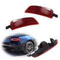 2X Red Rear Fender Side Marker Light Housing Covers for Mazda MX-5 Miata