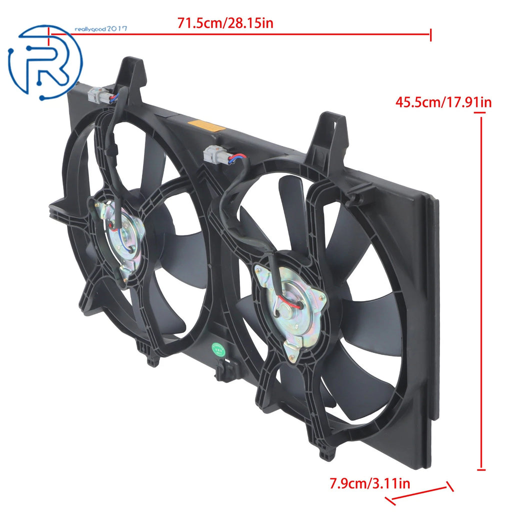 Radiator Cooling Fan Assembly for Nissan Maxima Infiniti (2000-2001)