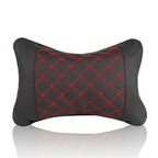 Frosted Leather Neck Pillow for Car (Ergonomic Design, PP Cotton Filling)