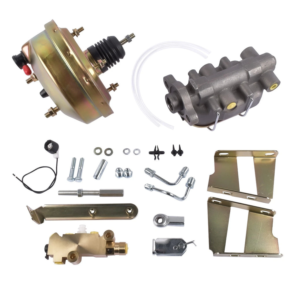 8" Zinc Brake Booster & 1" Master Cylinder for Chevy C10 C20 (1960–1966)