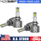 Set of 4 9005 LED Headlight Bulbs for Toyota RAV4 (2013–2015)