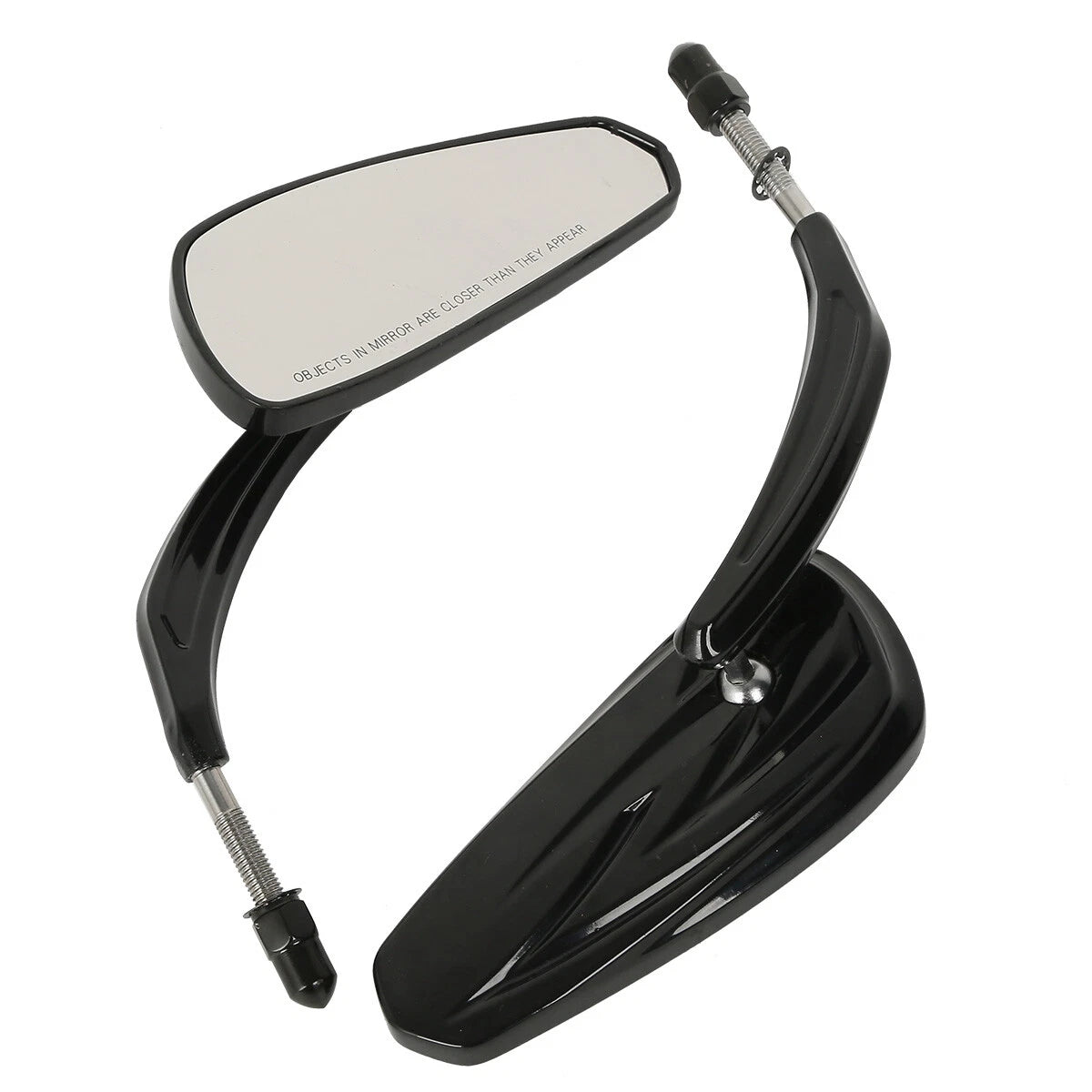 8mm Rear View Mirrors for Harley Softail Street Bob FXDB Fat Bob FXDF (2007–2023)