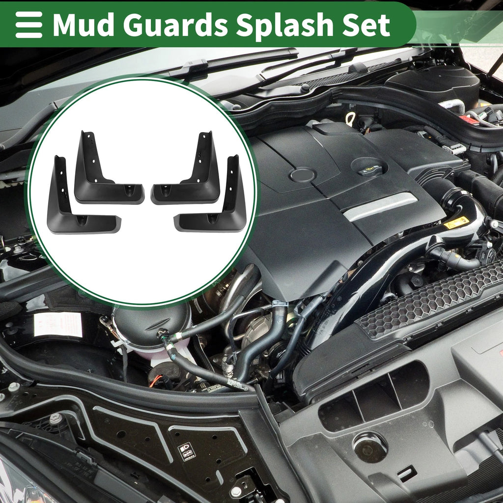 Set of 4 Mud Flaps Splash Guards for Lexus ES (2012–2017)